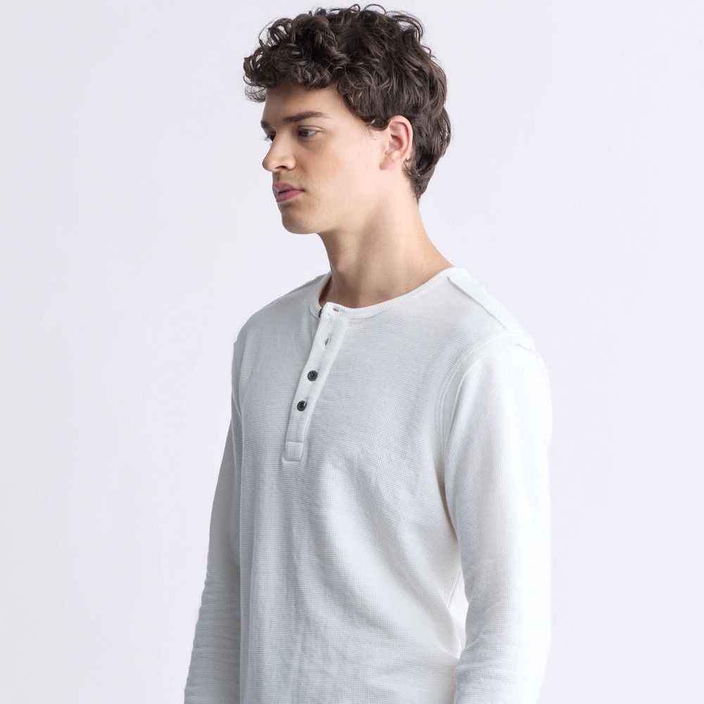 Buffalo David Bitton Ivory Long Sleeve Shirt